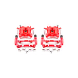 Étriers avant rouges Power Stop 99-04 Jeep Grand Cherokee avec supports - Paire
