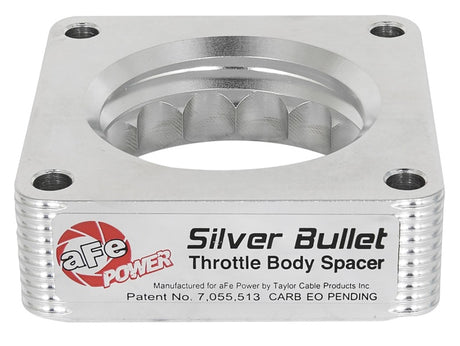 Entretoise de corps de papillon aFe Silver Bullet 03-06 Nissan 350Z V6 3,5 L (VQ35DE)