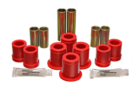 Ensemble de bagues de bras de suspension avant rouges pour camion Nissan 720 1980-86 2WD/4WD Energy Suspension