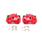 Étriers avant rouges Power Stop 03-08 Honda Pilot avec supports - Paire