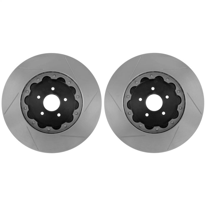 StopTech 09-15 Cadillac CTS-V AeroRotor 2-piece Slotted Rear Rotor (Pair)