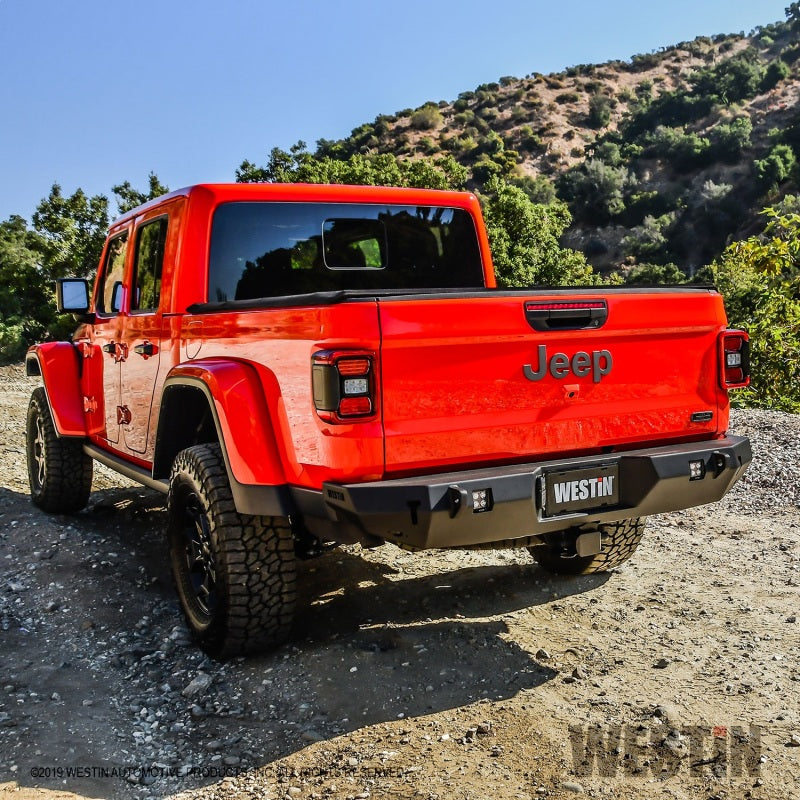 Westin 2020 Jeep Gladiator WJ2 Rear Bumper - Textured Black