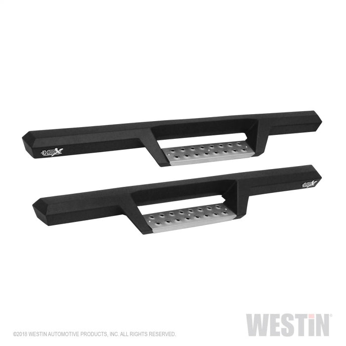 Marchepieds Westin 07-18 Jeep Wrangler JK 2 portes HDX en acier inoxydable - Tex. Blk