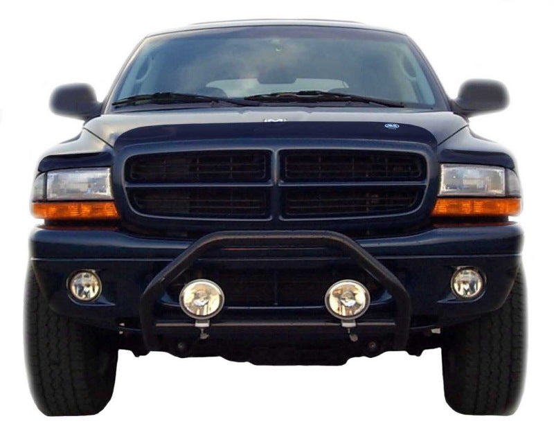 Protection de capot AVS 97-04 Dodge Dakota (derrière la calandre 3 pièces) Bugflector II à profil haut - Fumée