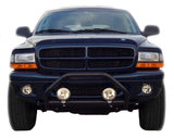 Protection de capot AVS 97-04 Dodge Dakota (derrière la calandre 3 pièces) Bugflector II à profil haut - Fumée