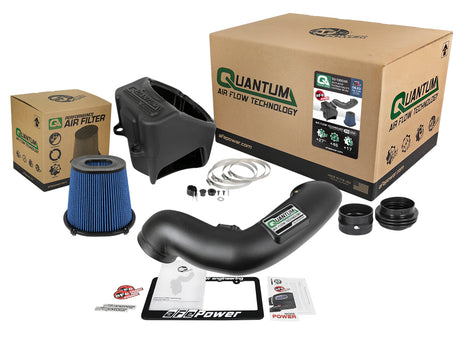 Système d'admission d'air froid aFe Quantum Pro 5R 17-18 Ford Powerstroke V8-6.7L - Huilé