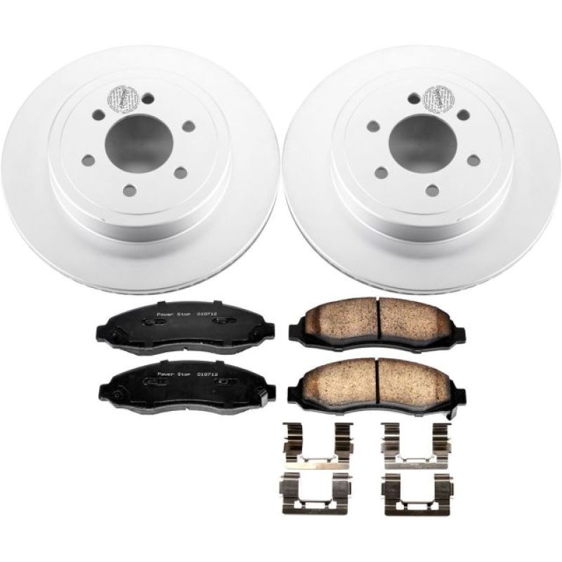 Kit de freins Power Stop 03-04 Dodge Dakota avant Z17 Evolution Geomet avec revêtement