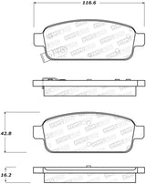 Plaquettes de frein StopTech Street - Avant