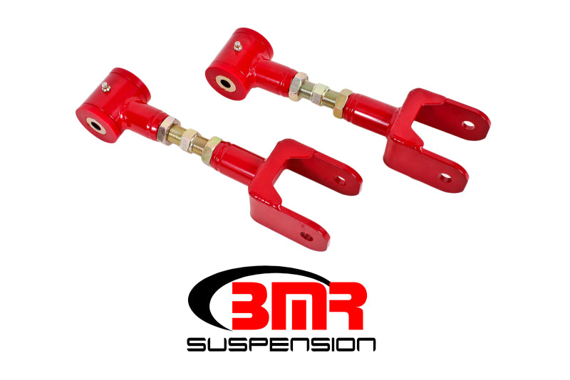 Bras de suspension supérieurs réglables sur véhicule BMR 79-04 Fox Mustang (polyuréthane) - Rouge