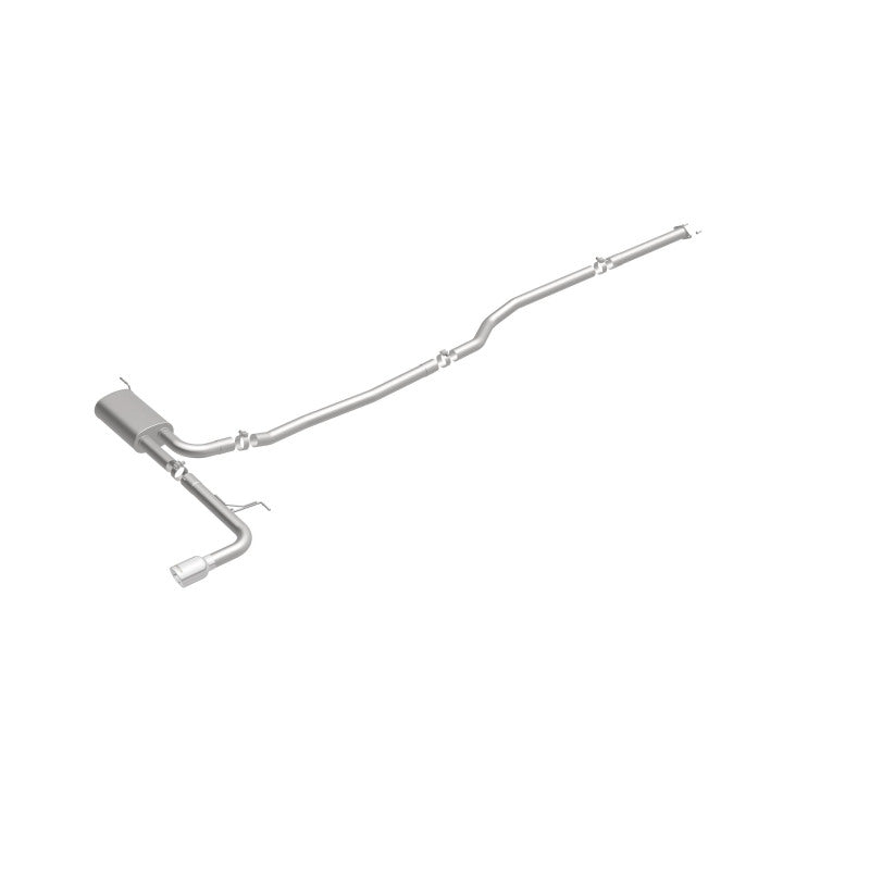 Catback MagnaFlow, SS, 2,5 po, Street, passage simple en ligne droite. Embout poli de 4 po, Ford Fusion 2,5 L 2015