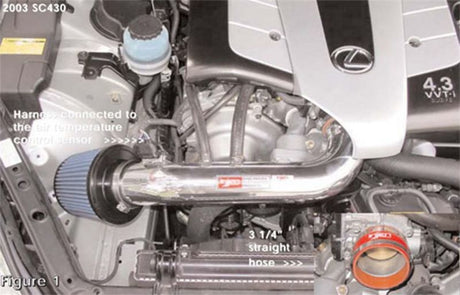 Injen 01-03 Lexus GS430/LS430/SC430 V8 4.3L Black IS Short Ram Admission d'air froid