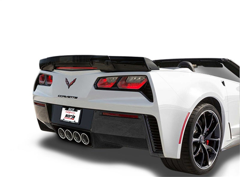 Borla 15 Chevy Corvette C7 ZO6 6.2L sans AFM avec NPP ATAK Quad RD RL AC Tips Sortie centrale arrière Échappement