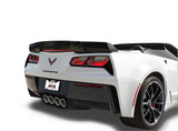 Borla 15 Chevy Corvette C7 ZO6 6.2L sans AFM avec NPP ATAK Quad RD RL AC Tips Sortie centrale arrière Échappement