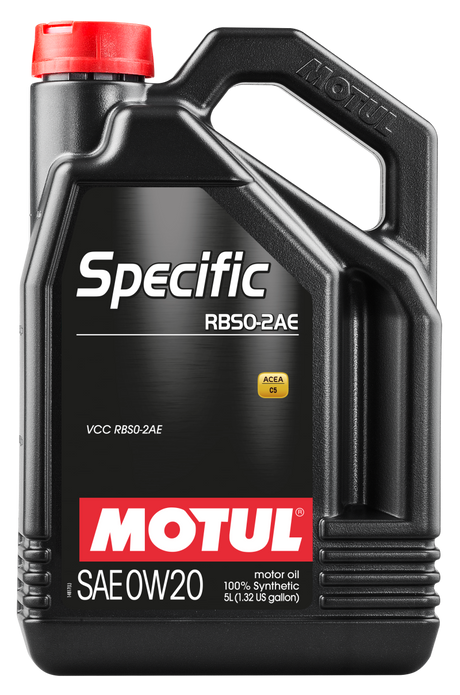 Huile moteur synthétique OEM Motul 5L ACEA A1/B1 spécifique RBS0-2AE 0W20