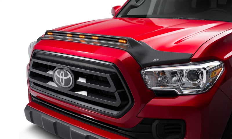 Capot de protection à profil bas Aeroskin AVS 2016-2019 Toyota Tacoma avec lumières - Noir