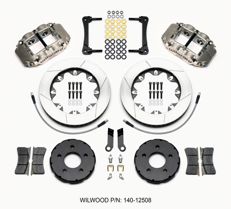 Kit de boîtier de pédalier avant Wilwood Forged Superlite 4R ST Road Race 2005-2014 Mustang