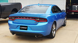 Kit d'embouts polis pour Dodge Charger R/T Corsa 15-17 avec jupe Pursuit, entrée de 2,5 pouces et sortie de 4 pouces