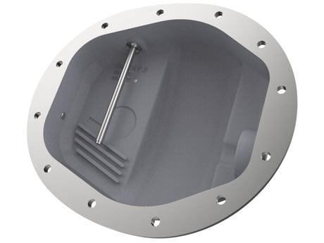 Couvercle de différentiel arrière aFe Pro Series GMCH 9.5 noir avec ailettes usinées 19-20 GM Silverado/Sierra 1500