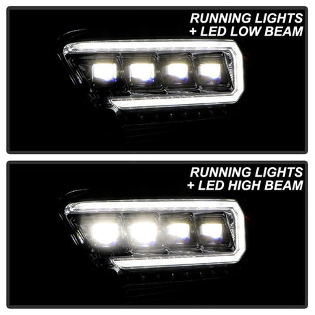 Phares à LED haute puissance Spyder 16-20 Toyota Tacoma uniquement - Chrome PRO-YD-TT16LEDAP-C