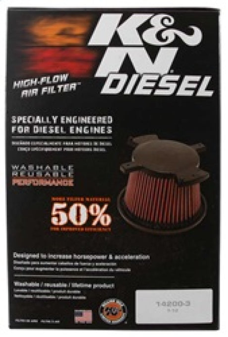 Filtre à air de remplacement K&amp;N pour Ford F250 Super Duty V8-6.7L DSL 2017