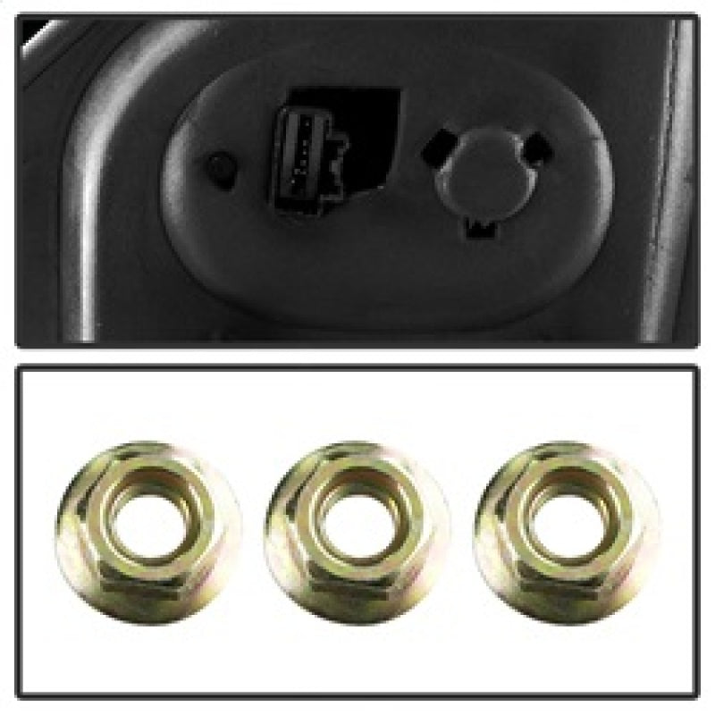 xTune Ford F150 07-14 Power Heated Amber LED Signal OE Mirror Left MIR-03349EH-P-L