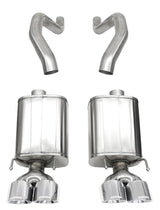 Corsa 06-13 Chevy Corvette C6 Z06 7.0L / 09-13 ZR1 6.2L Échappement poli AxleBack avec double embout de 4,5 pouces