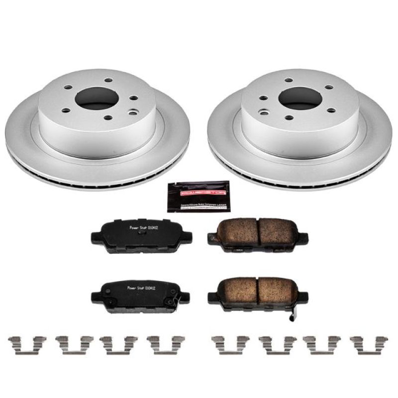 Kit de freins arrière Power Stop 03-05 Infiniti G35 Z17 Evolution Geomet avec revêtement