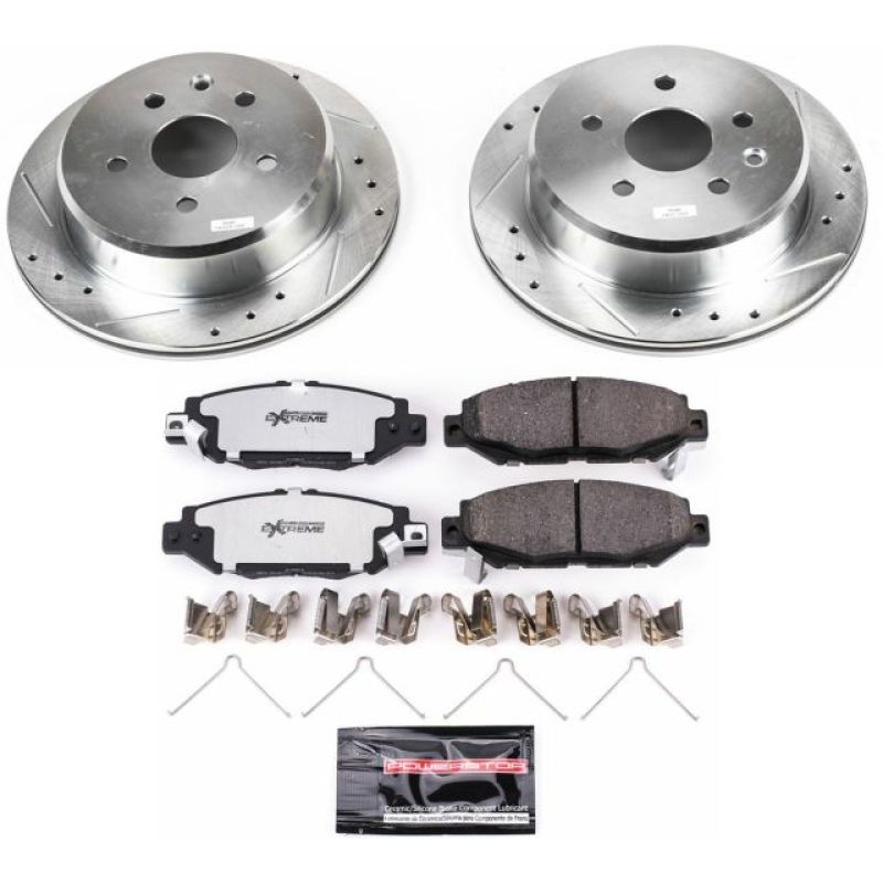 Power Stop 92-98 Lexus SC300 Rear Z26 Street Warrior Brake Kit