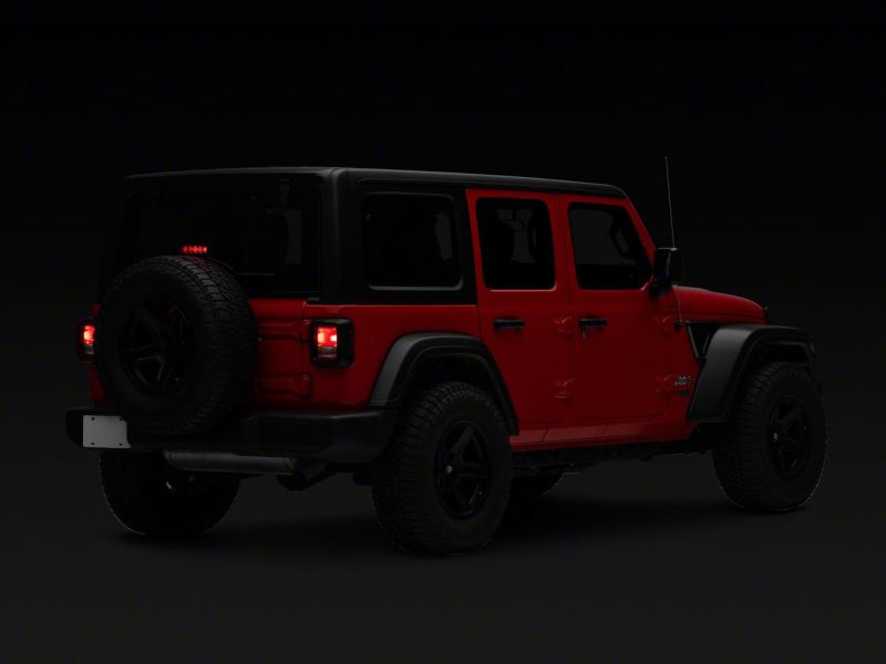 Troisième feu stop à LED Raxiom 18-23 Jeep Wrangler JL Axial Series - Rouge