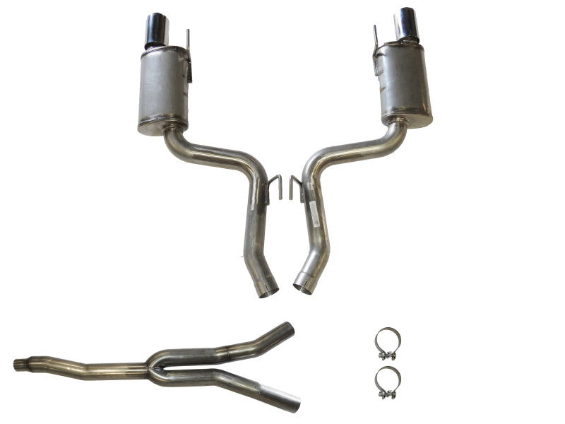 JBA 15-20 Ford Mustang EcoBoost 2.3L 409SS Double sortie arrière Cat-Back Exhaust