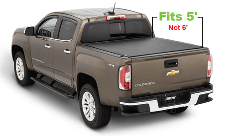 Couvre-caisse à rouleau bas Fleetside de 5 pieds pour Chevy Colorado 15-19 de Tonno Pro