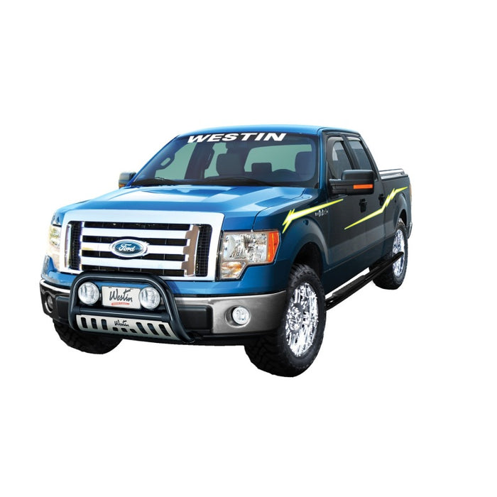 Déflecteur d'air Westin 2009-2014 Ford F-150 SuperCrew Wade 4 pièces - Fumé