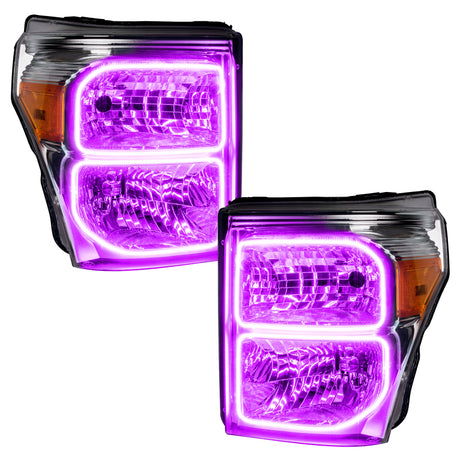 Oracle 11-16 Ford F250/350 LED HL - ColorSHIFT avec contrôleur BC1 VOIR LA GARANTIE