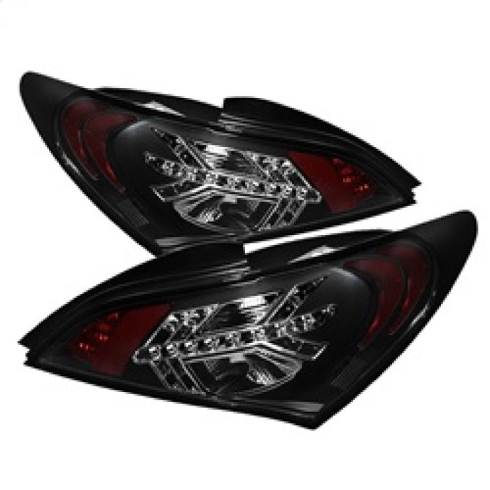 Feux arrière à LED Spyder Hyundai Genesis 10-12 2 portes Noir ALT-YD-HYGEN09-LED-BK