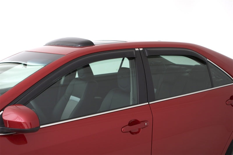 AVS 10-12 Kia Forte Ventvisor Outside Mount Window Deflectors 4pc - Smoke