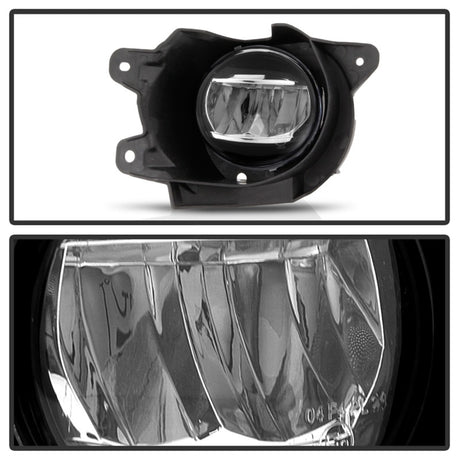 Feux antibrouillard à LED de style OEM Spyder Toyota Sequoia 2018-2020 avec interrupteur d'ajustement OEM - Transparent