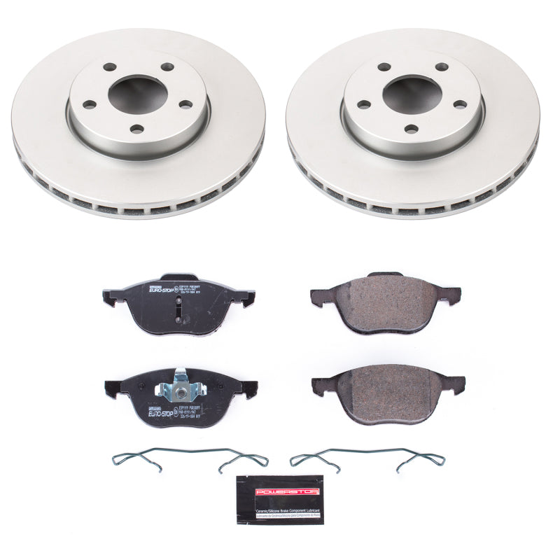 Power Stop 13-18 Ford C-Max Front Euro-Stop Brake Kit