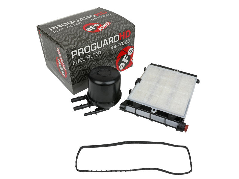 Filtre à carburant aFe ProGuard D2 17-21 pour camions diesel Ford V8-6,7 L (td) - Paquet de 4