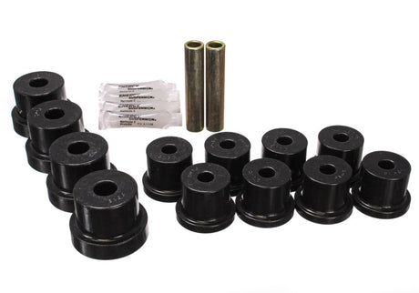 Ensemble de bagues de ressort à lames arrière noires pour Chevrolet Corvette 67-69 Energy Suspension