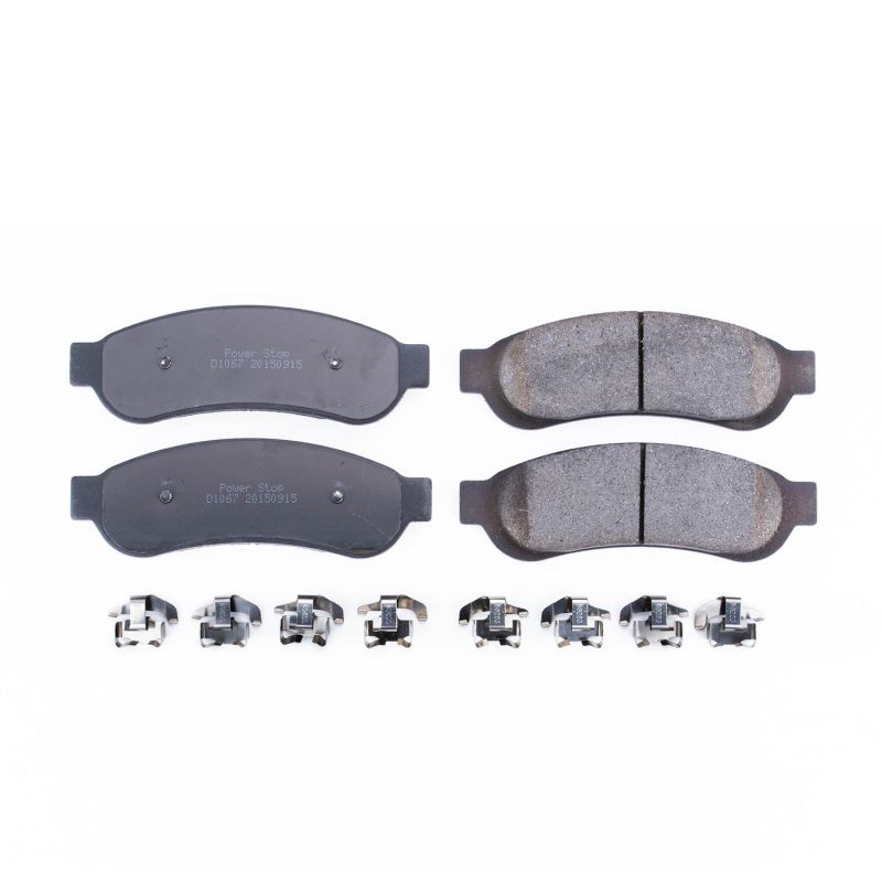 Power Stop 07-10 Ford F-250 Super Duty Rear Z17 Evolution Ceramic Brake Pads w/Hardware