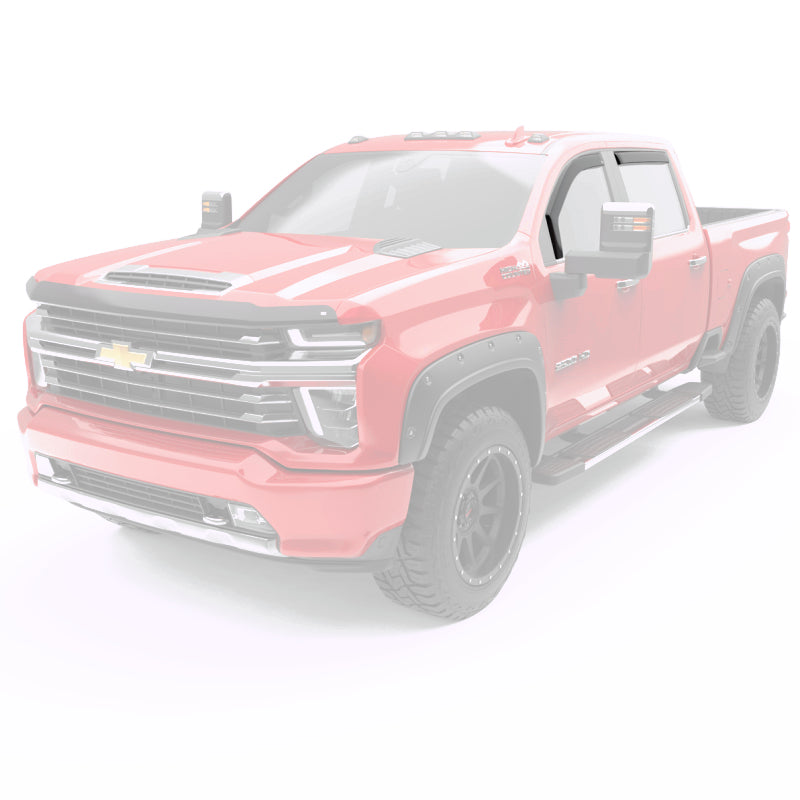 Pare-soleils EGR 2020 Chevy 2500/3500 HD Double Cab - Fumée foncée