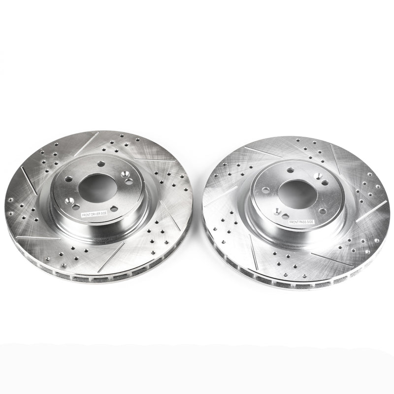 Disques de frein avant Power Stop 10-16 Hyundai Genesis Coupé Evolution percés et fendus - Paire