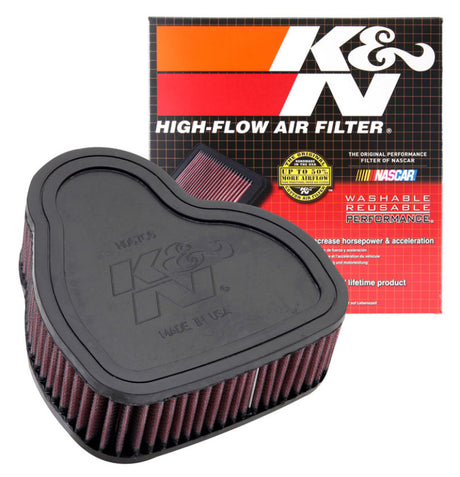 Filtre à air de rechange K&amp;N 03-05 Honda VTX1300C/S/R 1284 / 06-09 VTX1300C/R/S/T 1300