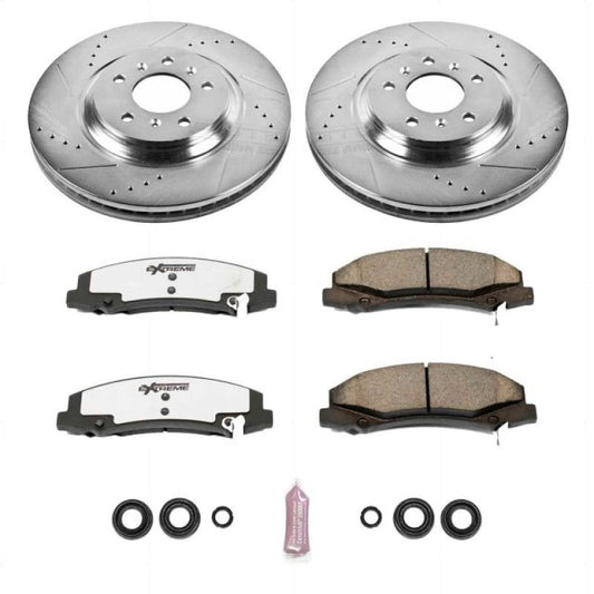 Power Stop 08-09 Buick Allure Front Z26 Street Warrior Brake Kit