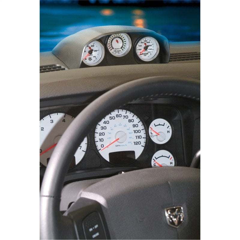 Autometer 03-07 Dodge Ram Triple Dash Pod - Noir