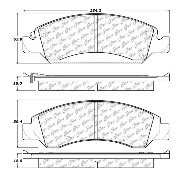 Plaquettes de frein avant StopTech pour Chevrolet Tahoe Street Touring 2016