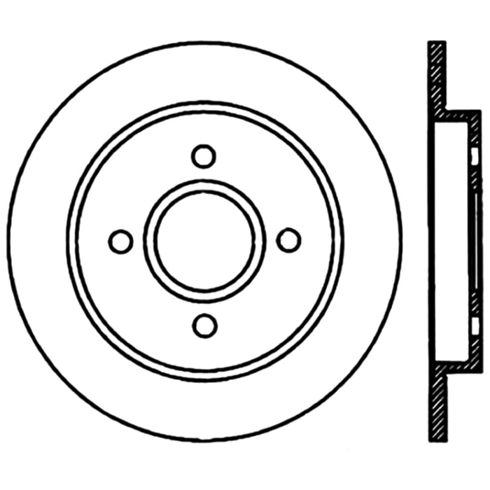 Rotor Premium StopTech Cryo-Stop pour Ford Focus 01-07