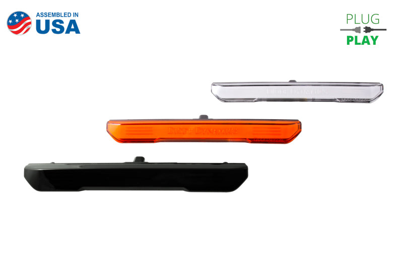 Feux de position latéraux à LED Diode Dynamics 20-21 Sierra 2500/3500 HD - Ensemble ambre