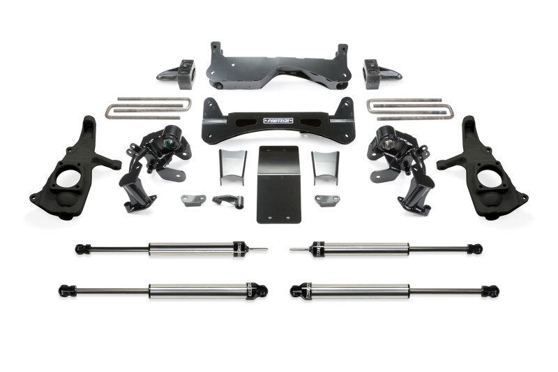 Fabtech 11-19 GM 2500HD 2WD/4WD 6in Rts Sys avec Dlss Shks