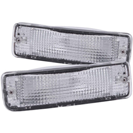 Feux de stationnement ANZO 1989-1995 Toyota Pickup Euro Chrome avec réflecteur ambre